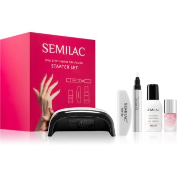Semilac One Step Hybrid Starter Set set pentru manichiură perfectă Online Ieftin (perfecta