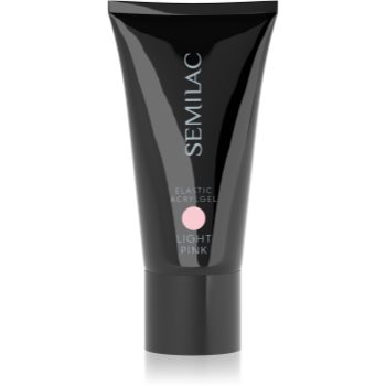 Semilac Acrylgel Elastic White Cream gel acrilic pentru unghii