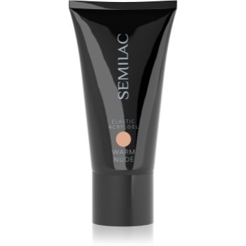 Semilac Acrylgel Elastic White Cream gel acrilic pentru unghii