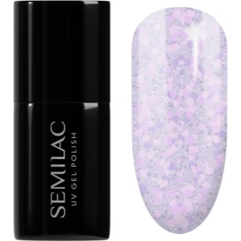 Semilac UV Hybrid Crushed_ICE unghii cu gel folosind UV / lampă cu LED