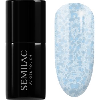 Semilac UV Hybrid Crushed_ICE unghii cu gel folosind UV / lampă cu LED