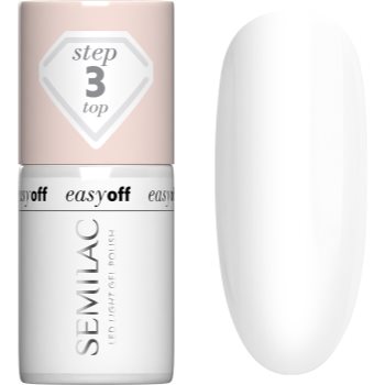 Semilac Easy Off Step 3 lac gel de unghii pentru acoperirea superioară
