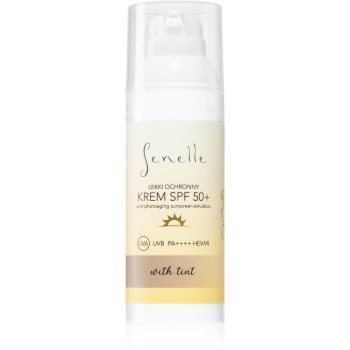 Senelle cosmetics light protective with tint crema protectoare cu efect de tonifiere spf 50+