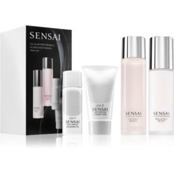 Sensai Cellular Performance Double Moisturising Trial Set set de cosmetice pentru ten curat și calm