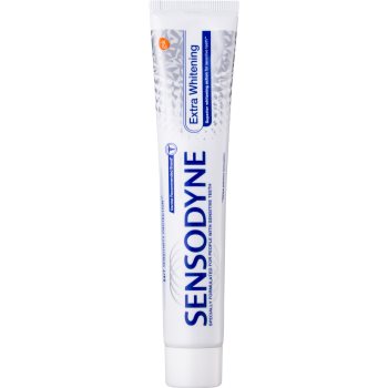 Sensodyne Extra Whitening pasta de dinti albitoare cu Fluor pentru dinti sensibili imagine notino.ro