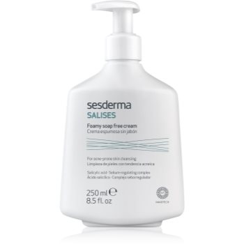 Sesderma Salises Foamy soap-free cream gel de curățare impotriva acneei