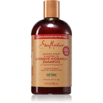 Shea Moisture Manuka Honey & Mafura Oil șampon intens hidratant pentru păr uscat și deteriorat