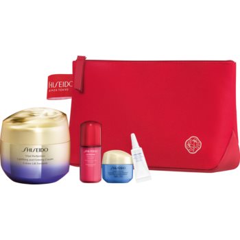 Shiseido Vital Perfection Uplifting & Firming Cream set cadou (pentru fermitatea pielii) accesorii imagine noua