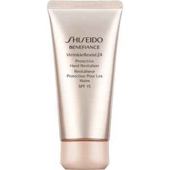 Shiseido Benefiance WrinkleResist24 Protective Hand Revitalizer cremă de mâini pentru protecție și regenerare SPF 15