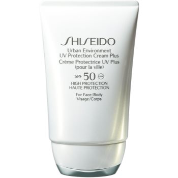 Shiseido Sun Care Urban Environment UV Protection Cream Plus loțiune protectoare hidratantă SPF 50 notino.ro