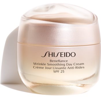 Shiseido Benefiance Wrinkle Smoothing Day Cream crema de zi anti-rid SPF 25 accesorii