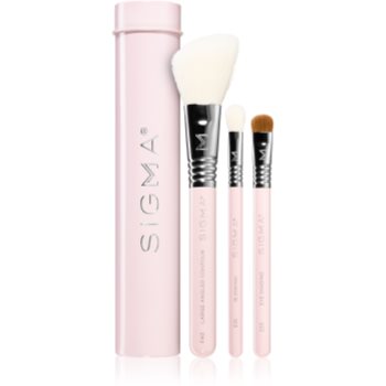 Sigma Beauty Essential Trio Brush Set set de pensule cu husă Online Ieftin accesorii