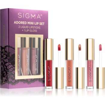Sigma Beauty Magnifique Adored Mini Lip Set set cadou (de buze) notino.ro Cosmetice și accesorii