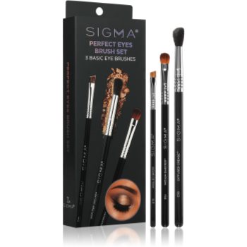 Sigma Beauty Brush Set Perfect Eyes set perii machiaj pentru ochi și sprâncene