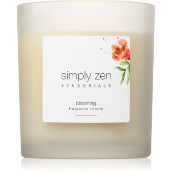 Simply Zen Sensorials Blooming Fragrance Candle lumânare parfumată