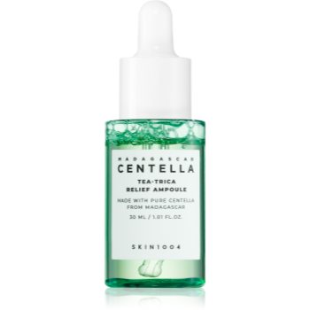 SKIN1004 Madagascar Centella Tea-Trica Relief Ampoule ser facial calmant pentru ten acneic