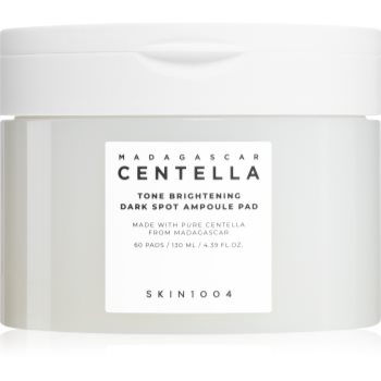 SKIN1004 Madagascar Centella Tone Brightening Dark Spot Ampoule Pad dischete de tonifiere impotriva petelor intunecate