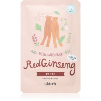 Skin79 Fresh Garden Red Ginseng mască textilă revitalizantă cu ginseng