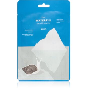 Skin79 Snail The Waterful mască textilă hidratantă extract de melc Accesorii