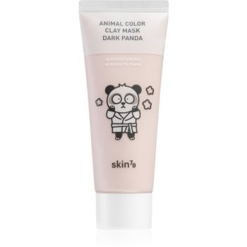 Skin79 Animal For Dark Panda mască cu argilă pentru strălucirea și netezirea pielii