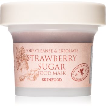 Skinfood Food Mask Strawberry Sugar masca faciala hidratanta antioxidanta cu efect exfoliant