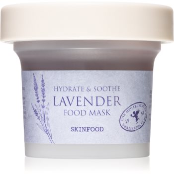Skinfood Food Mask Lavender Masca gel hidratanta pentru a calma si intari pielea sensibila
