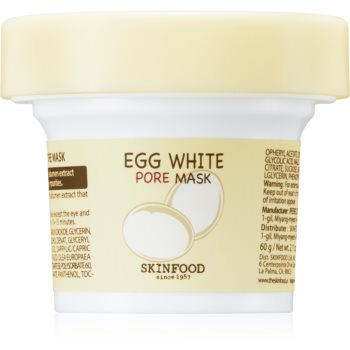 Skinfood Egg White Pore Control masca de curatare pentru reducerea sebumului si minimalizarea porilor