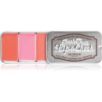 Skinfood fresh fruit lip & cheek balsam tonic pentru buze si obraji culoare