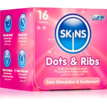 Skins Dots & Ribs prezervative