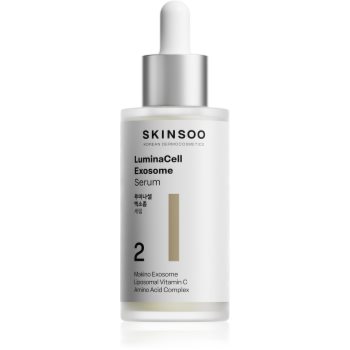 SKINSOO LuminaCell Exosome Serum ser facial cu efect iluminator