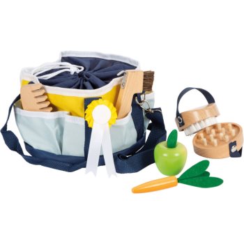 Small foot Horse Care Set with Bag set de jucării