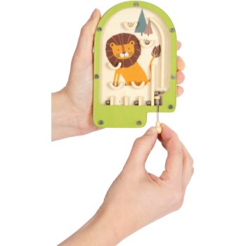 Small foot by Legler Mini Pinball Lion jucărie cu activități - 1 | YEO