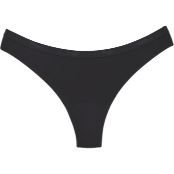 Snuggs Period Underwear Brazilian: Light Flow Black chiloți menstruali textili pentru menstruație slabă