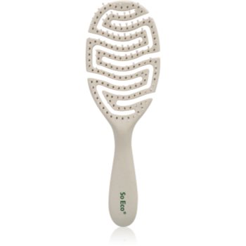 So Eco Flexi Curve Detangling Brush perie ovală pentru par usor de pieptanat
