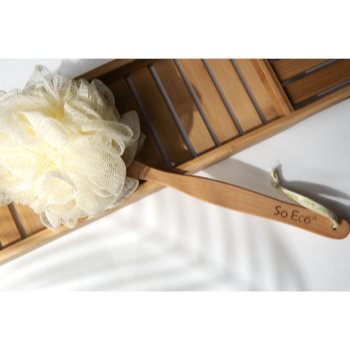 So Eco Long Handle Shower Pouf burete corp cu mâner prelungit - 1 | YEO