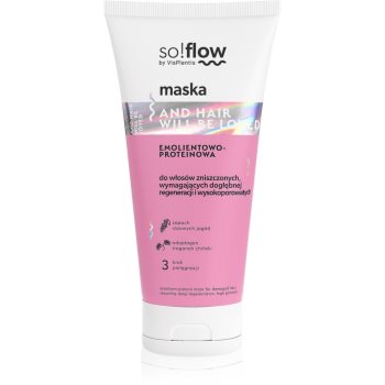 so!flow Damaged Hair Protein-Emollient Mask mască fortifiantă pentru par deteriorat