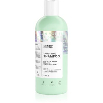 so!flow After Keratin Straightening Smoothing Shampoo sampon pentru indreptarea parului