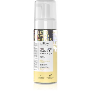 so!flow Curly Hair Nourishing Fixing Foam spuma pentru păr creț