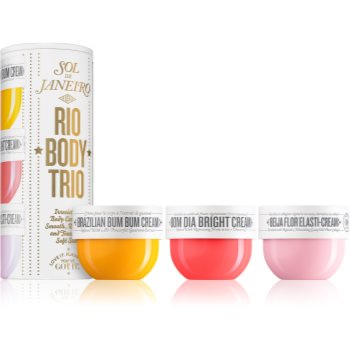 Sol de janeiro rio body trio set cadou (pentru fermitatea pielii)