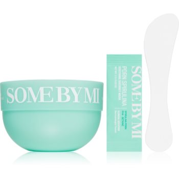 Some By Mi PDRN Spirulina Soothing Sherbet Mask masca calmanta pentru fata cu efect racoritor