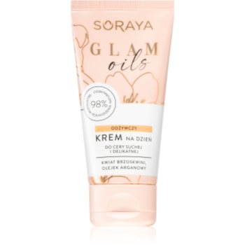 Soraya glam oils crema nutritiva pentru ten uscat și sensibil