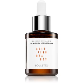 Souletto Lily Blossom & Asian Pomelo Calming Facial Oil ulei hranitor pentru piele pentru noapte image16