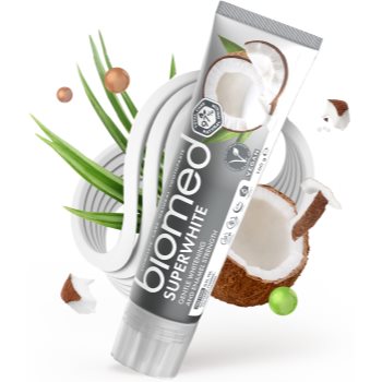 Biomed Superwhite pasta de dinti cu efect intaritor cu ulei de cocos - 1 | YEO