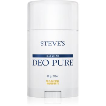 Steve's DEO PURE Blue Velvet deodorant fără conținut săruri de aluminiu