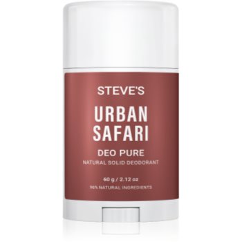 Steve's DEO PURE Urban Safari deodorant fără conținut săruri de aluminiu
