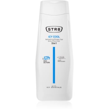 STR8 Icy Cool gel de duș pentru bărbați Online Ieftin bărbați