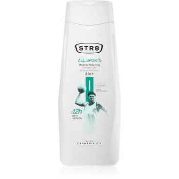 Str8 all sports gel de duș 3 in 1 pentru bărbați