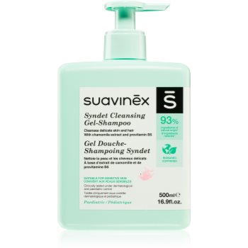 Suavinex Syndet Cleansing Gel-Shampoo sampon pentru copii 2 in 1