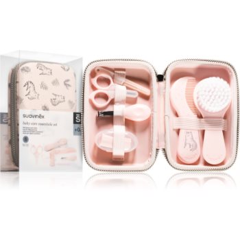 Suavinex Tigers Baby Care Essentials Set Pink Set Pentru Ingrijirea Copilului