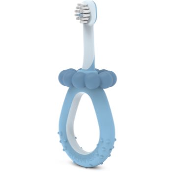 Suavinex Baby Training Toothbrush зубна щітка для дітей 0-2 y Blue 1 кс